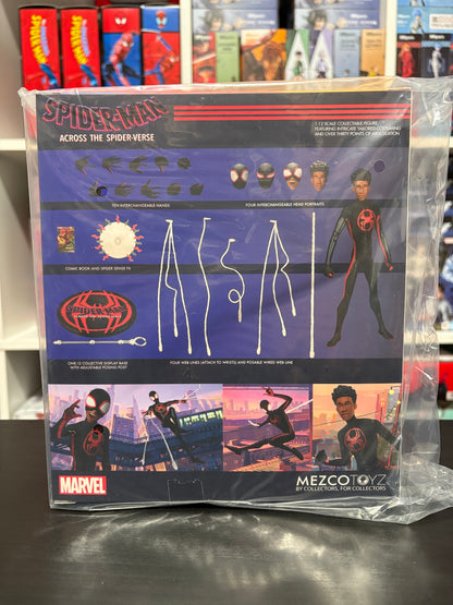 Spider-Man Across the Spider-Verse Miles Morales One:12 Collective Action Figure by Mezco