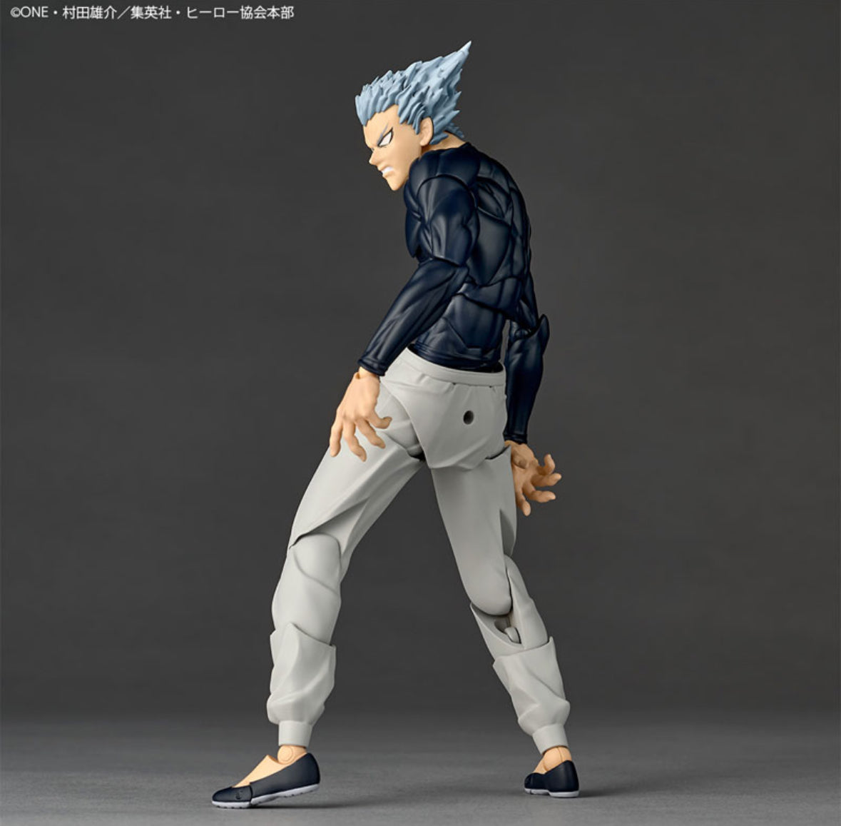 (Arriving soon!) Revoltech Amazing Yamaguchi Garou One Punch Man Action Figure with Limited Bonus Face Plate