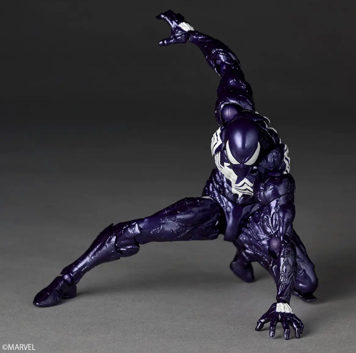 (Arriving soon! Limit 1 per costumer) Revoltech Amazing Yamaguchi Purple Symbiote Spider-Man by Kaiyodo