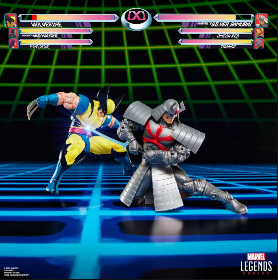 Marvel Legends Series Gamerverse Wolverine vs Marvel's Silver Samurai by Hasbro