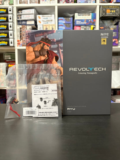 Amazing Yamaguchi Revoltech Ryu Street Fighter 6 w/ *Bonus Face Plate Action Figure BY KAIYODO