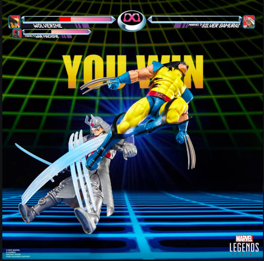 Marvel Legends Series Gamerverse Wolverine vs Marvel's Silver Samurai by Hasbro