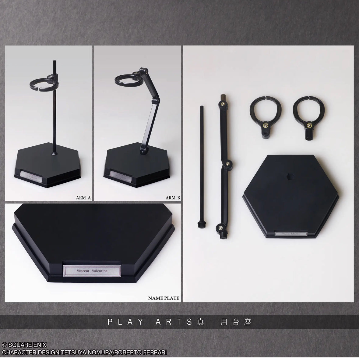 FINAL FANTASY VII REBIRTH PLAY ARTS SHIN VINCENT VALENTINE by Square Enix