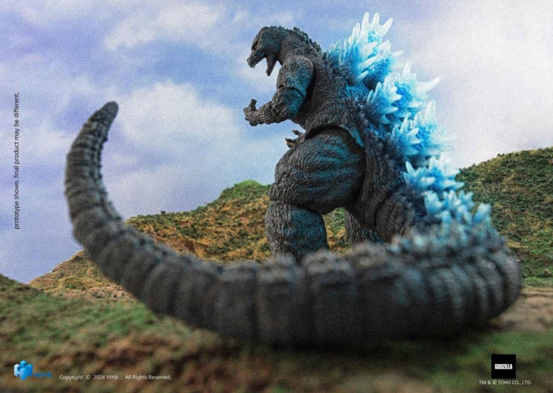 Exquisite Basic Series None Scale 7 Inch Godzilla vs. King Ghidorah Heat Ray Godzilla Hokkaido Ver. Action Figure by HIYA