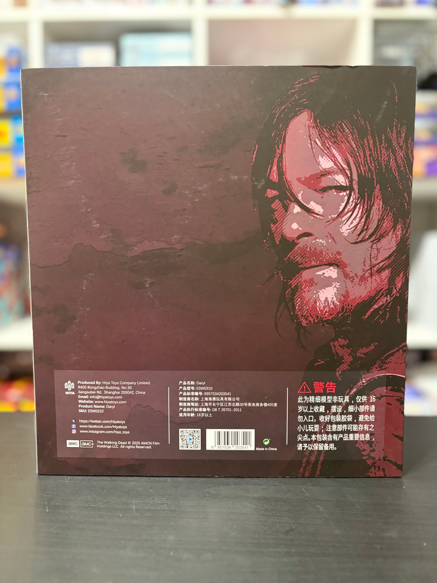 Exquisite Super Series 1/12 Scale 6 Inch The Walking Dead Daryl Dixon Daryl Action Figure by Hiya