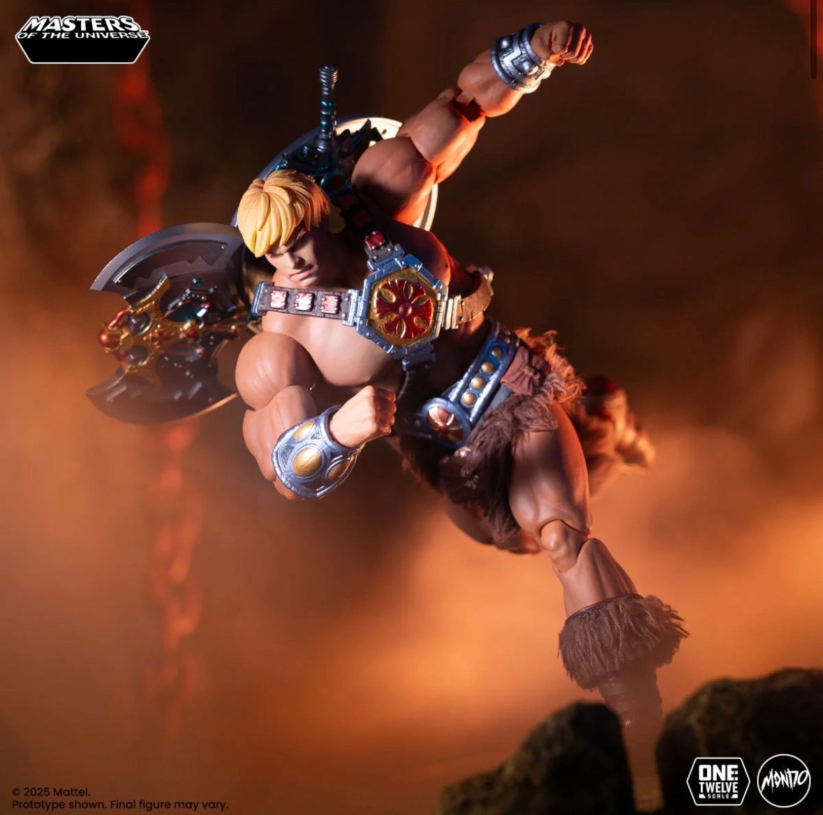 He-Man 1:12 Scale Action Figure by Mondo
