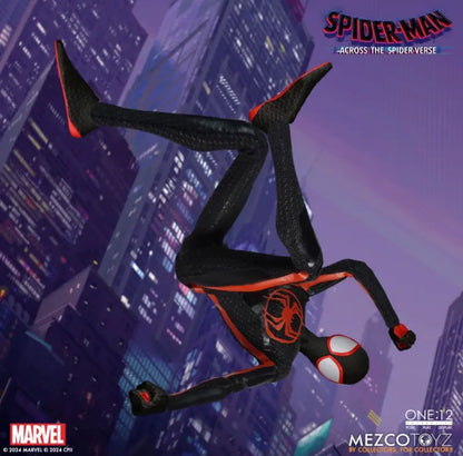 Spider-Man Across the Spider-Verse Miles Morales One:12 Collective Action Figure by Mezco