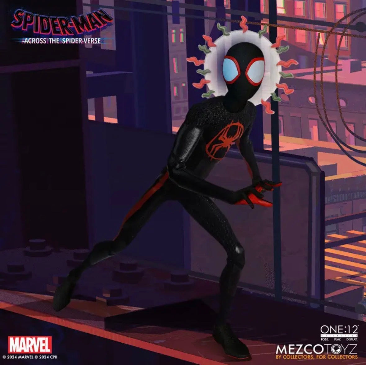 Spider-Man Across the Spider-Verse Miles Morales One:12 Collective Action Figure by Mezco