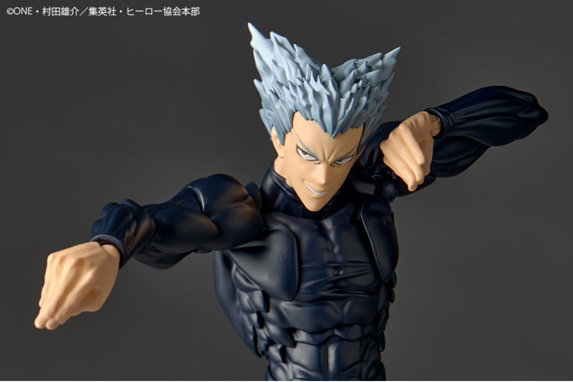 (Arriving soon!) Revoltech Amazing Yamaguchi Garou One Punch Man Action Figure with Limited Bonus Face Plate