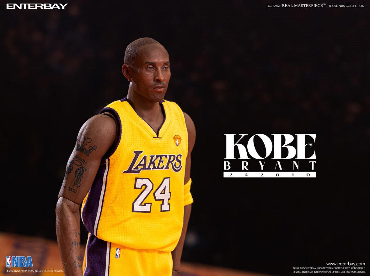 NBA 2010 Champion Los Angeles Lakers Kobe Bryant Real Masterpiece by Enterbay