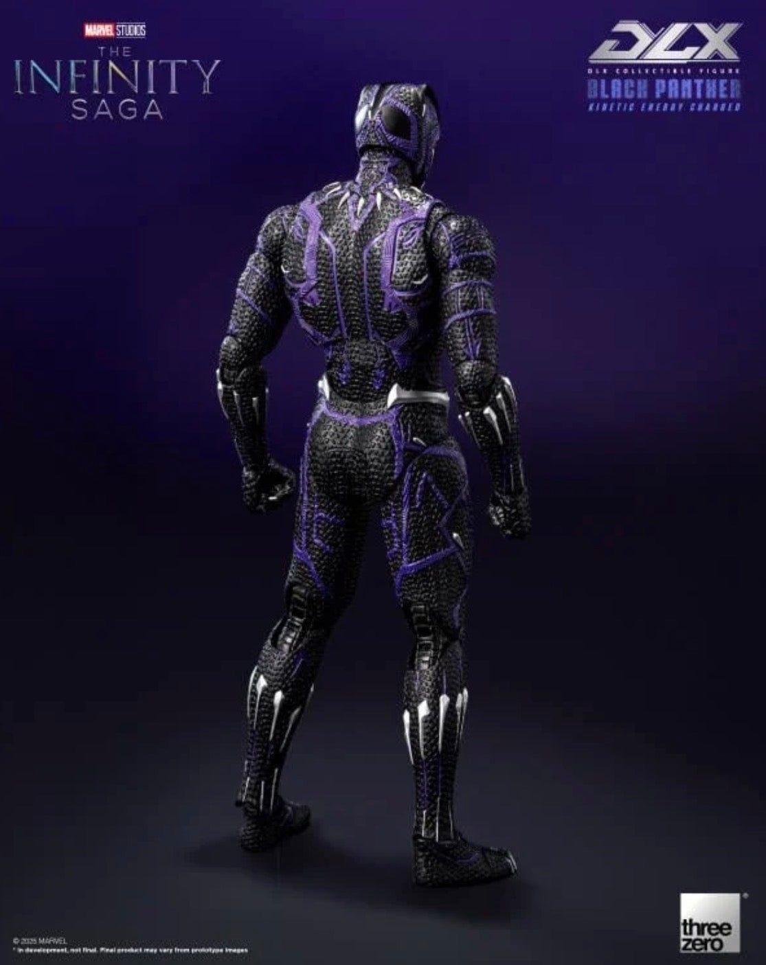 (Arriving Soon!) Black Panther Kinetic Charge DLX Marvel The Infinity Saga Action Figure by Threezero