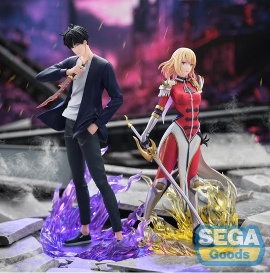 Solo Leveling Sung Jinwoo and Cha Hae-in Xross Link Figure
Bundle BY SEGA