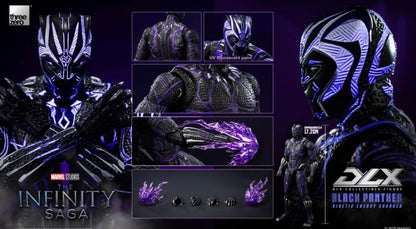 (Arriving Soon!) Black Panther Kinetic Charge DLX Marvel The Infinity Saga Action Figure by Threezero