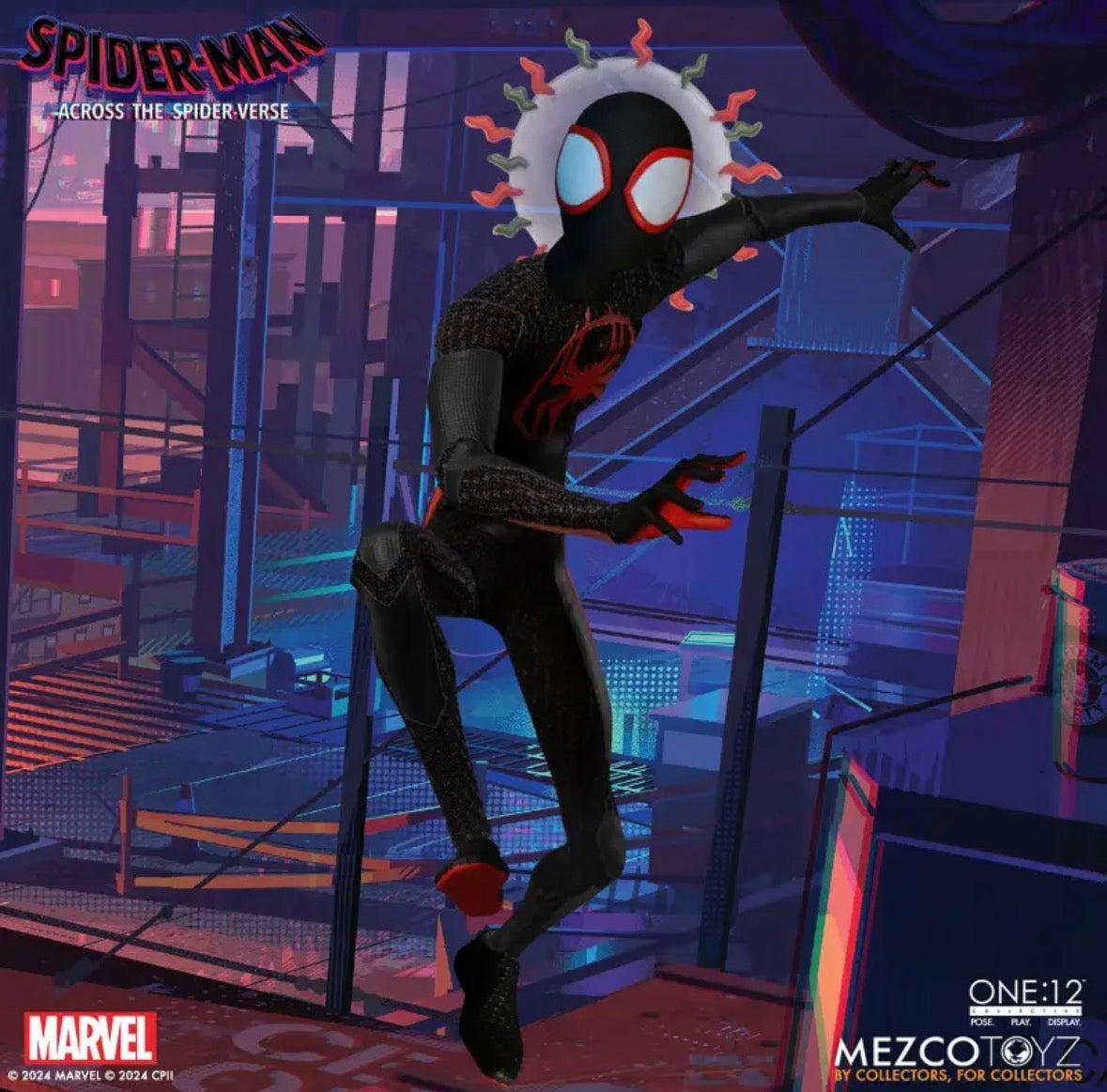 Spider-Man Across the Spider-Verse Miles Morales One:12 Collective Action Figure by Mezco