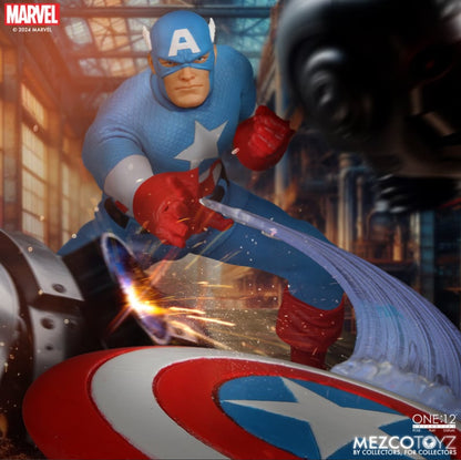 Captain America Marvel Comics One:12 Collective Silver Age by MEZCO TOYZ