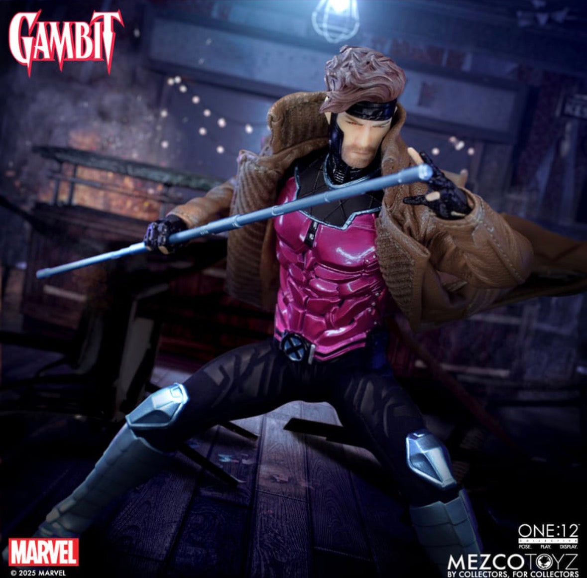 (Arriving Soon!) Marvel X-Men Gambit One:12 Collective Action Figure by Mezco