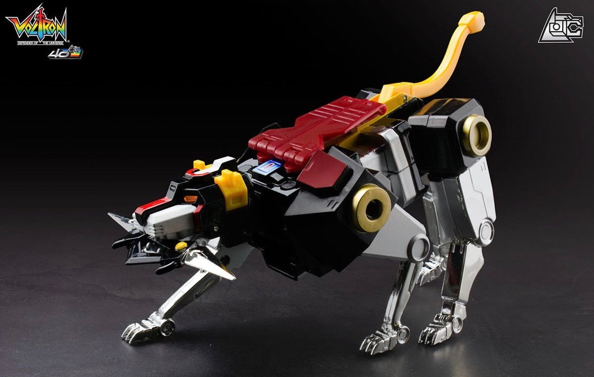 Voltron 40th Anniversary Set with Light-Up Sound Base by
Toynami