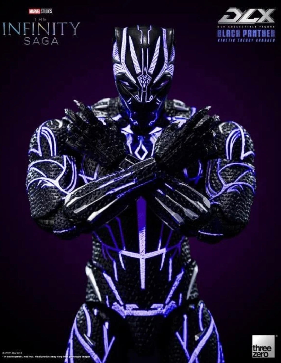 (Arriving Soon!) Black Panther Kinetic Charge DLX Marvel The Infinity Saga Action Figure by Threezero