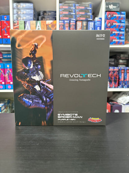 (Limit 1 per customer) Revoltech Amazing Yamaguchi Purple Symbiote Spider-Man by Kaiyodo