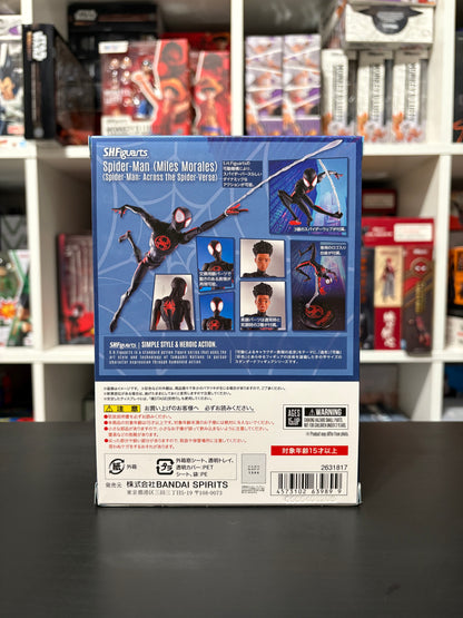 S.H.FiguartsMiles Morales Spider-Man Across the Spider-Verse Tamashii Nations by Bandai