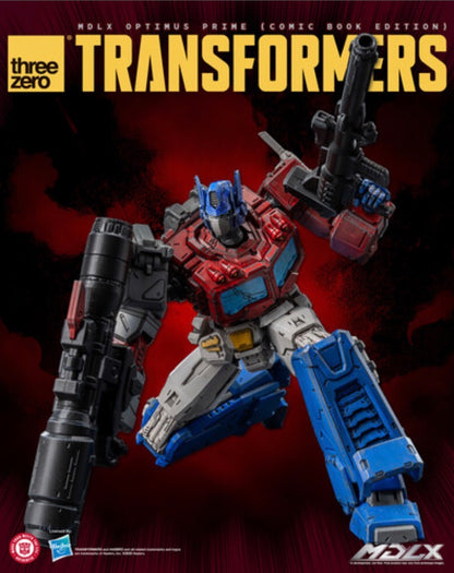 MDLX Optimus Prime Transformers Comic Book Edition 7" Action Figure by Threezero