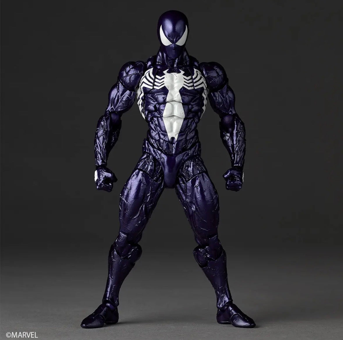 (Arriving soon! Limit 1 per costumer) Revoltech Amazing Yamaguchi Purple Symbiote Spider-Man by Kaiyodo