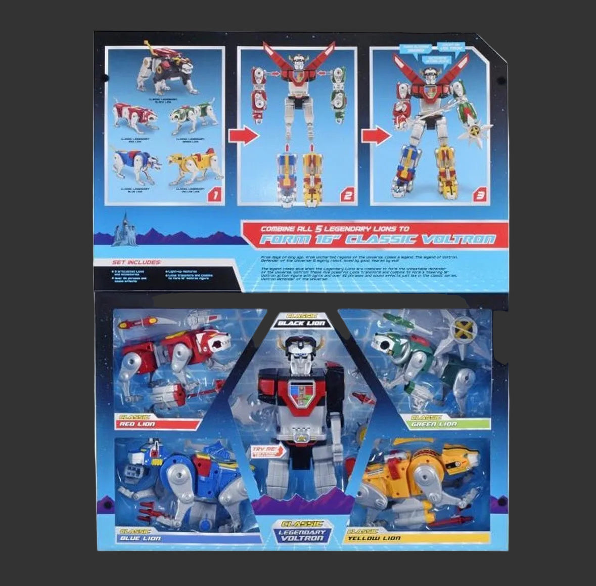Legendary Voltron 40th Anniversary Classic Deluxe Action Figure by Playmates
