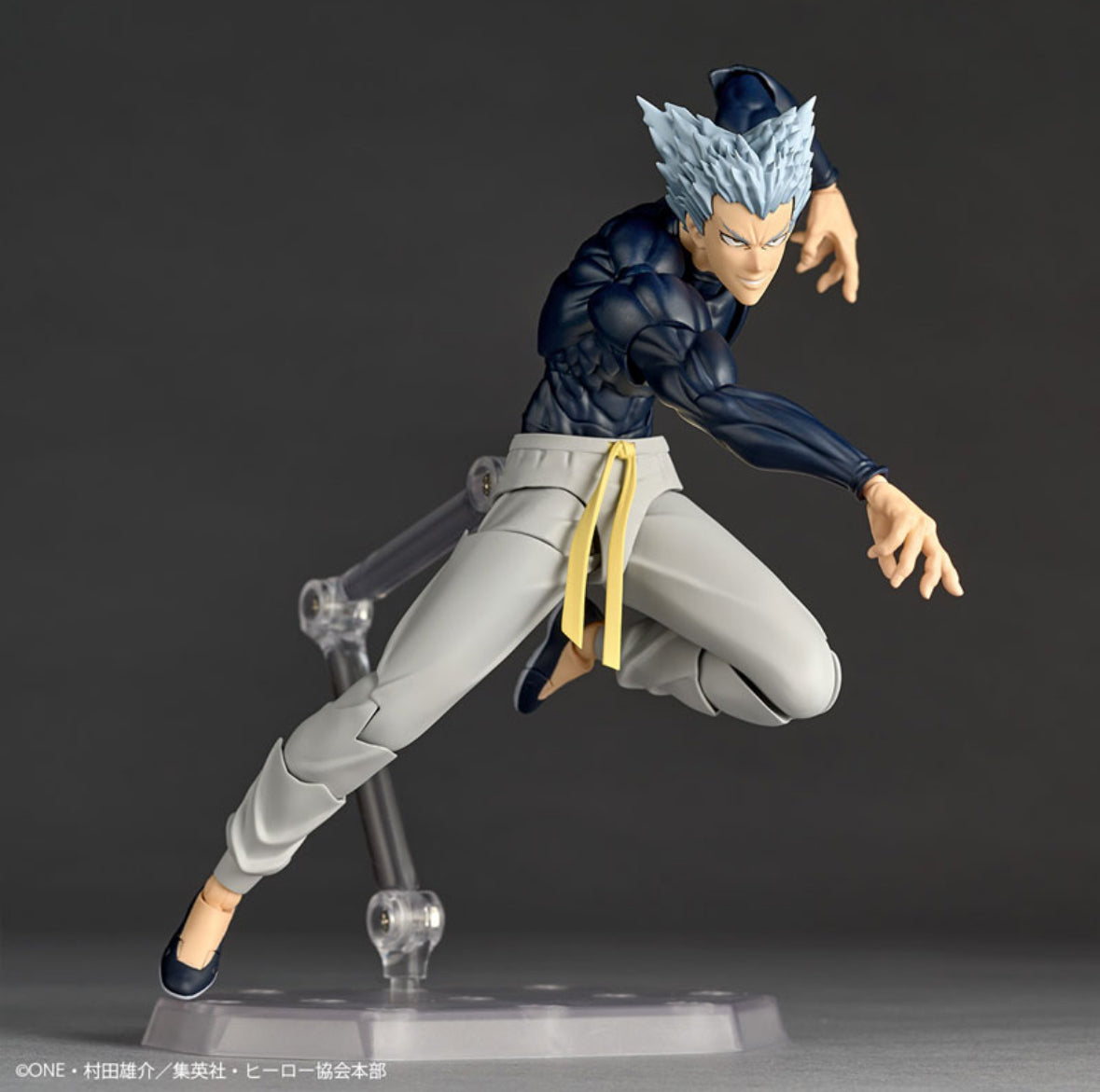 (Arriving soon!) Revoltech Amazing Yamaguchi Garou One Punch Man Action Figure with Limited Bonus Face Plate