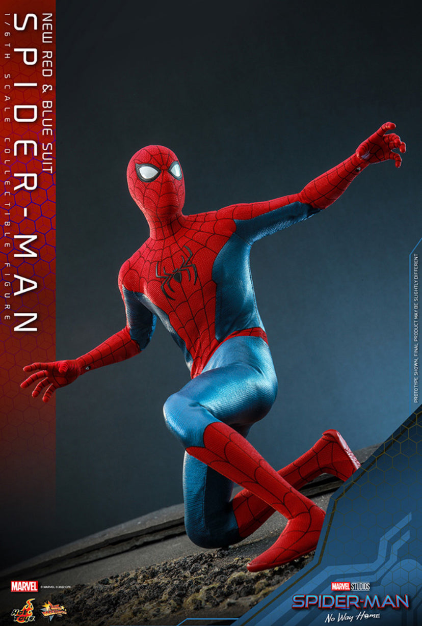 Hot Toys Spider-Man: No Way Home - Spider-Man (New Red & Blue Suit) 1/6 scale