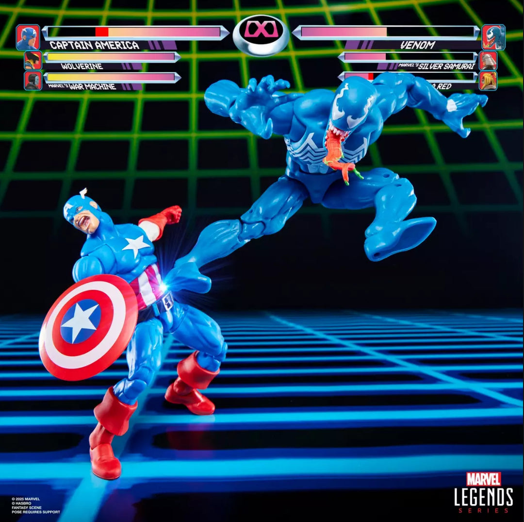 Marvel Legends Series Gamerverse Captain America vs Venom by Hasbro