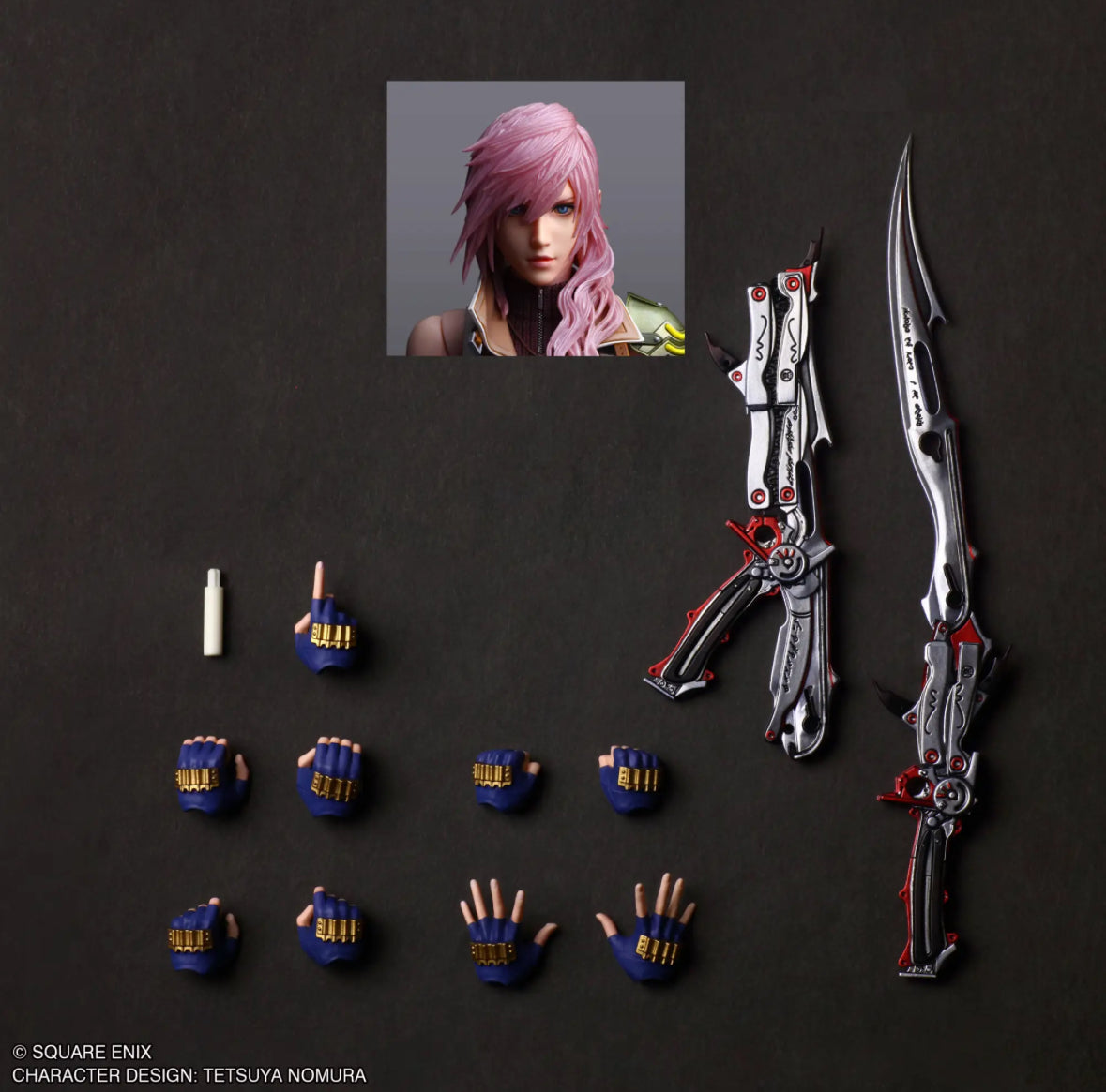 Final Fantasy XIII PLAY ARTS Shin Lightning by Square Enix