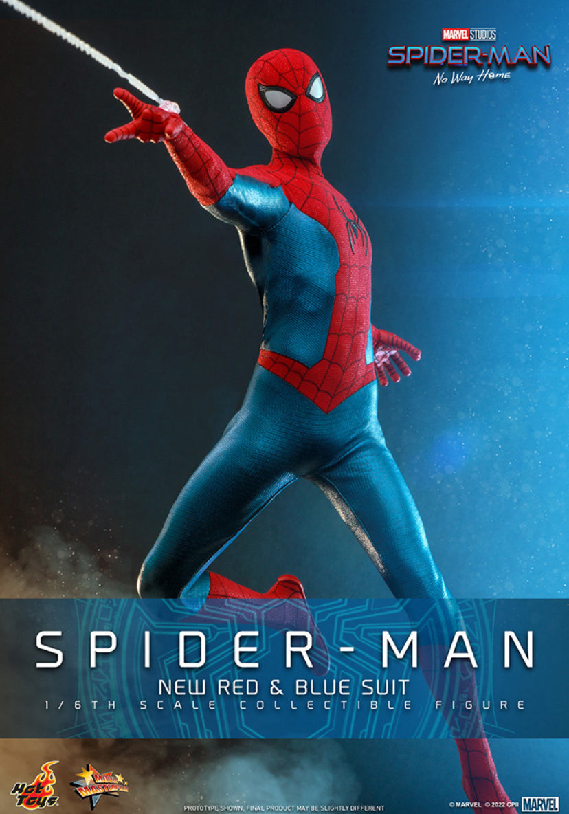 Hot Toys Spider-Man: No Way Home - Spider-Man (New Red & Blue Suit) 1/6 scale