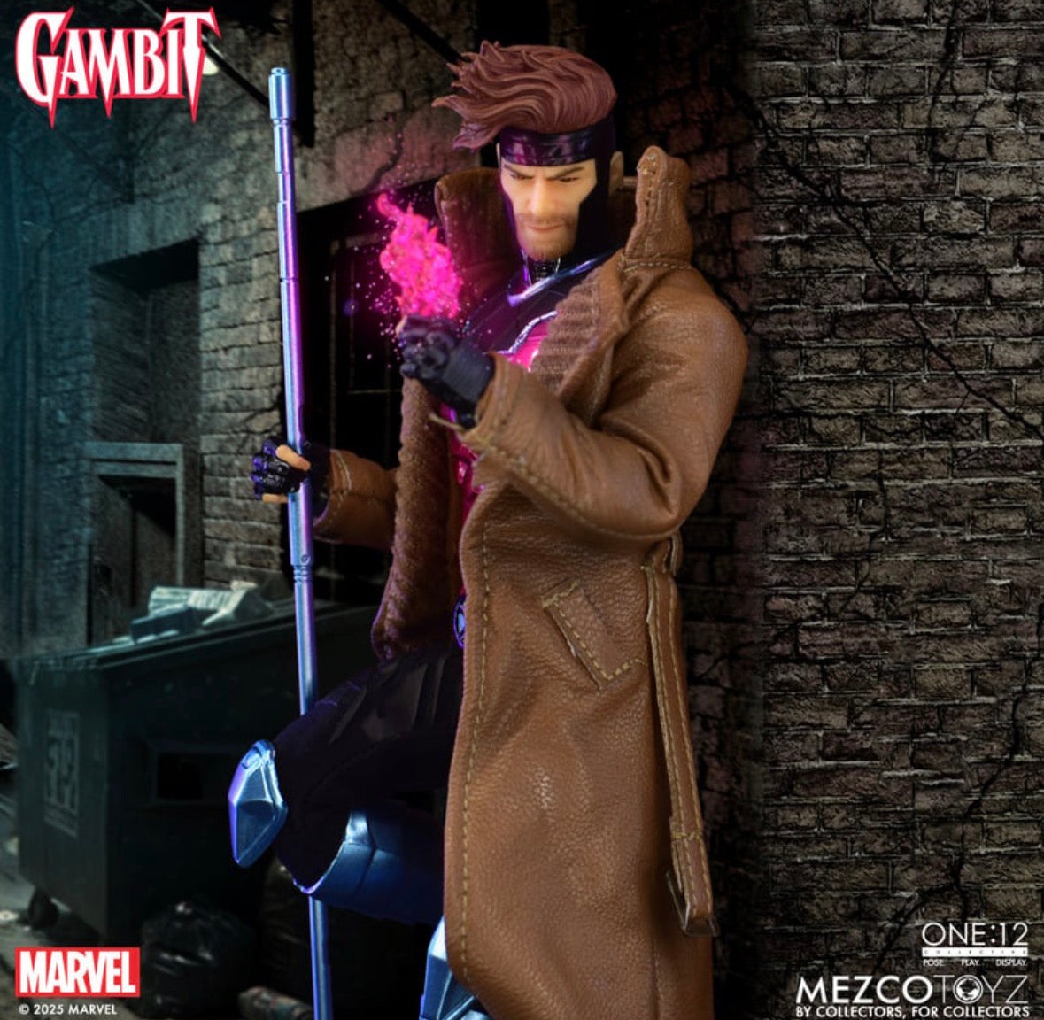 (Arriving Soon!) Marvel X-Men Gambit One:12 Collective Action Figure by Mezco