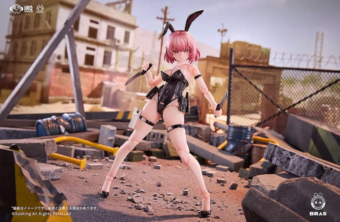 Commando Belka (Bunny Rapid Action Squad) 1/12 Action Figure by SUSHING