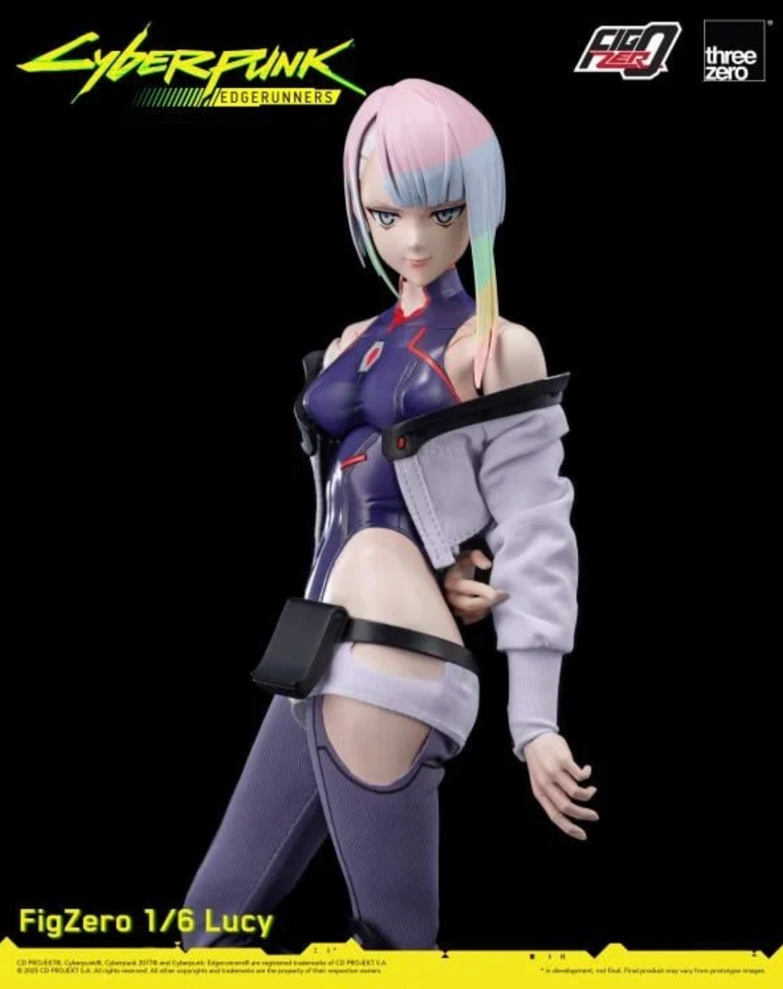Lucy Cyberpunk Edgerunners FigZero 1/6 Action Figure by Threezero