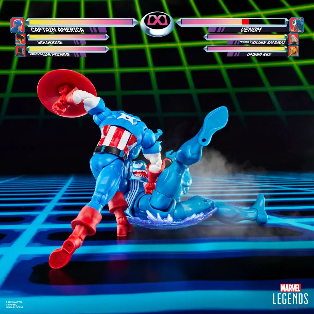 Marvel Legends Series Gamerverse Captain America vs Venom by Hasbro