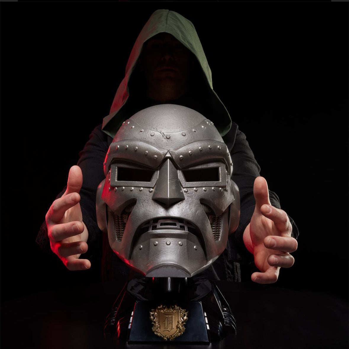 Fantastic Four Marvel Legends Doctor Doom Premium Roleplay Helmet Prop Replica