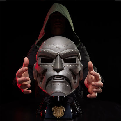 Fantastic Four Marvel Legends Doctor Doom Premium Roleplay Helmet Prop Replica