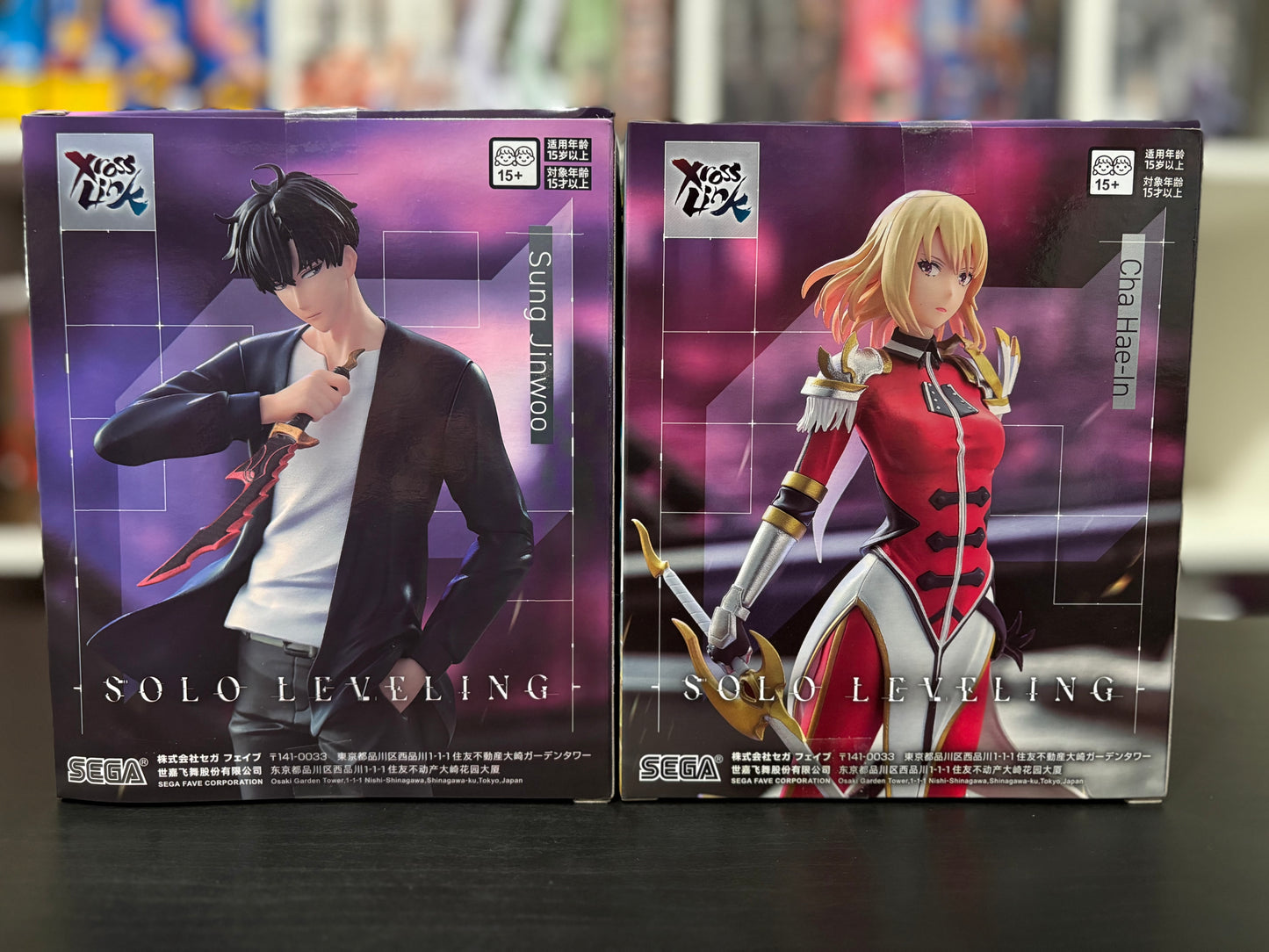 Solo Leveling Sung Jinwoo and Cha Hae-in Xross Link Figure
Bundle BY SEGA