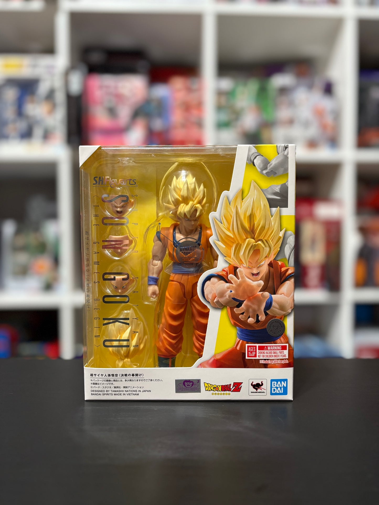 S.H. Figuarts Super Saiyan Son Goku (The Games Begin) Tamashii Nations by Bandai