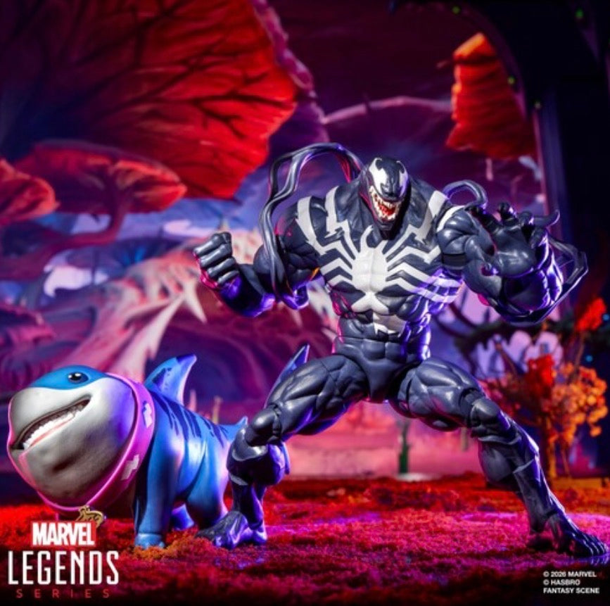 Marvel Rivals Venom & Jeff the Land Shark - Marvel Legends Action Figure 2-Pack by Hasbro