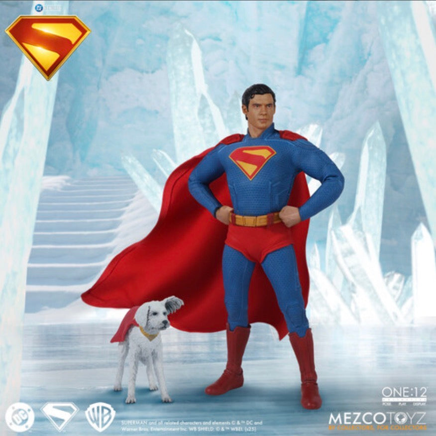 Superman & Krypto (2025) One:12 Collective Action Figure Set by Mezco