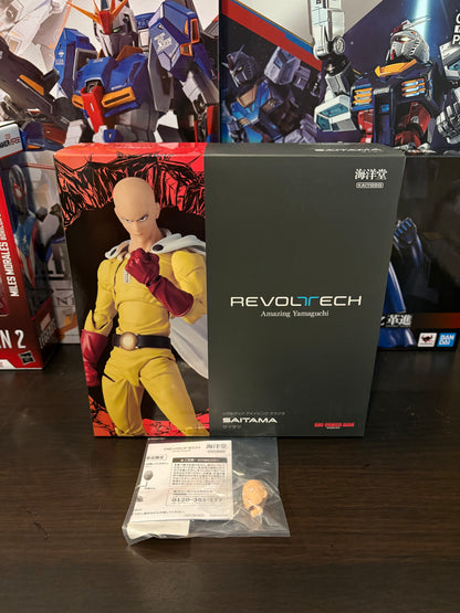 Revoltech Amazing Yamaguchi Saitama One Punch Man w/ Bonus Head Piece by Kaiyodo
