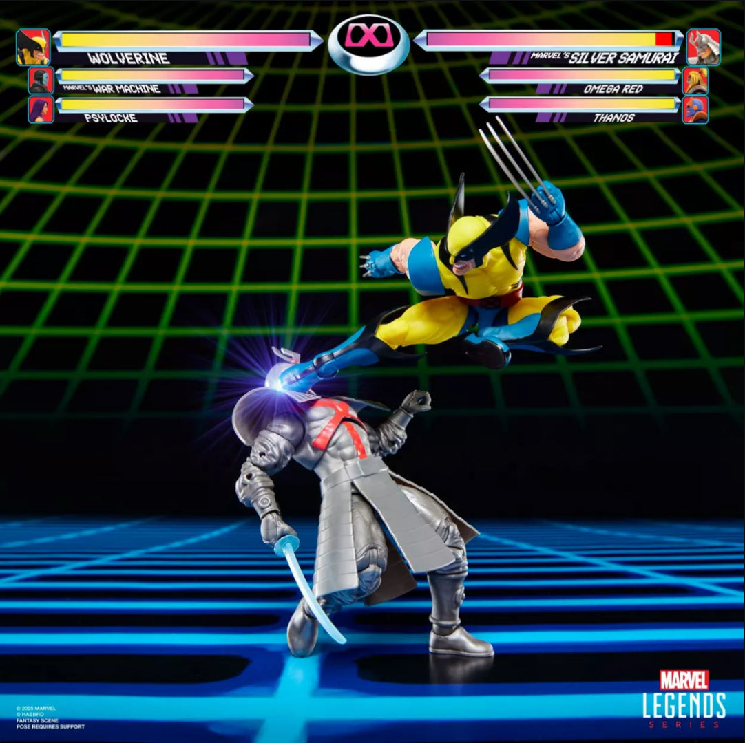 Marvel Legends Series Gamerverse Wolverine vs Marvel's Silver Samurai by Hasbro