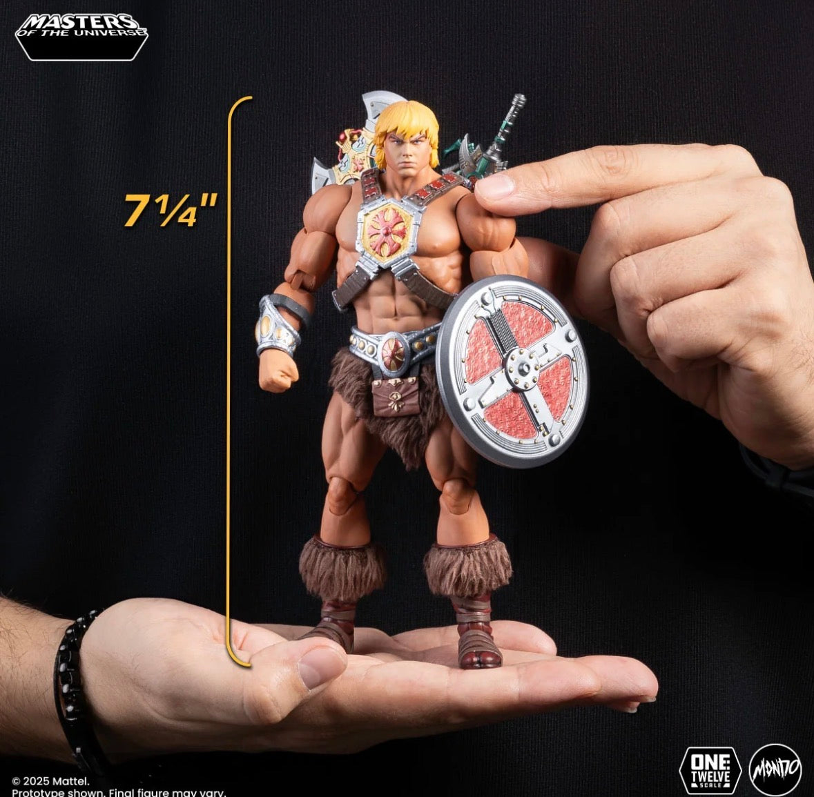 He-Man 1:12 Scale Action Figure by Mondo