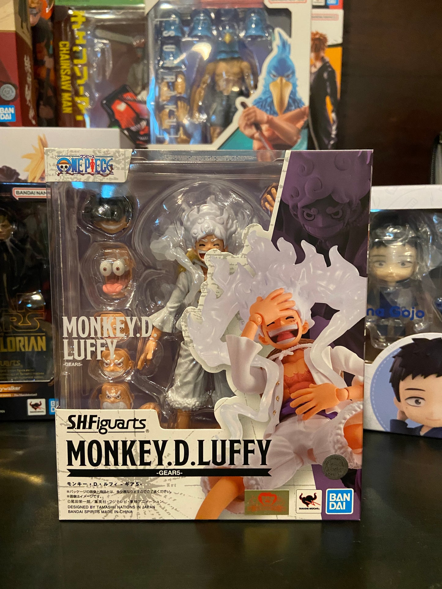 S.H. Figuarts Monkey D. Luffy Gear 5 One Piece Action Figure Reissue