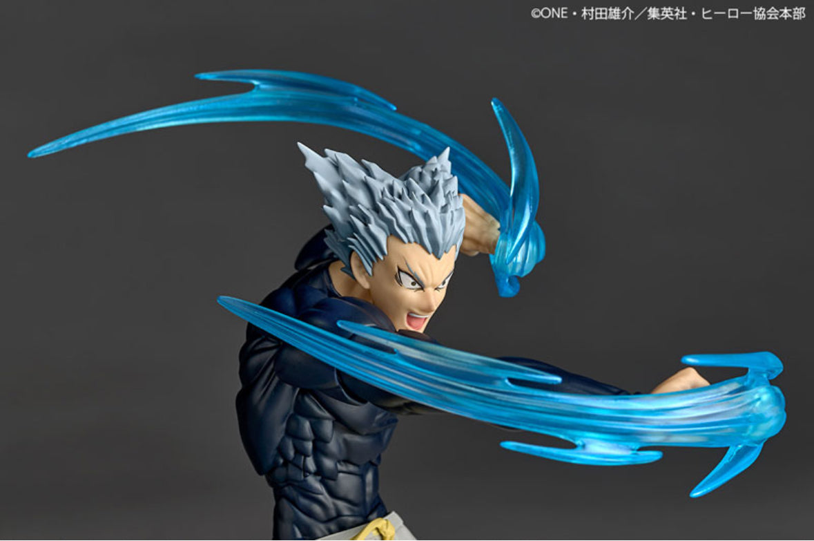 (Arriving soon!) Revoltech Amazing Yamaguchi Garou One Punch Man Action Figure with Limited Bonus Face Plate