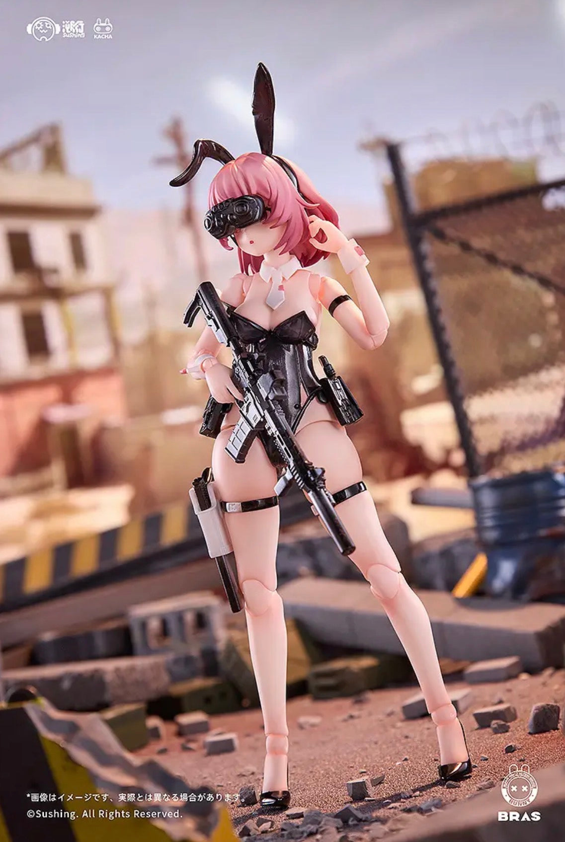 Commando Belka (Bunny Rapid Action Squad) 1/12 Action Figure by SUSHING