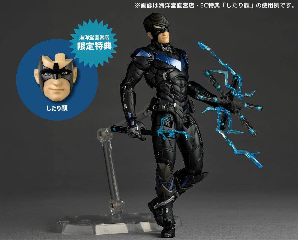 (Arriving soon!) Revoltech Amazing Yamaguchi Batman Nightwing with Limited Bonus Item by Kaiyodo