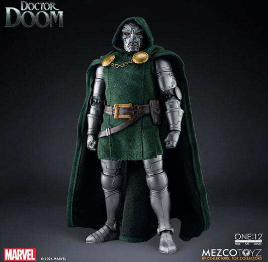 (Arriving Soon!) Marvel - One:12 Collective Doctor Doom Deluxe Edition Action Figure by Mezco